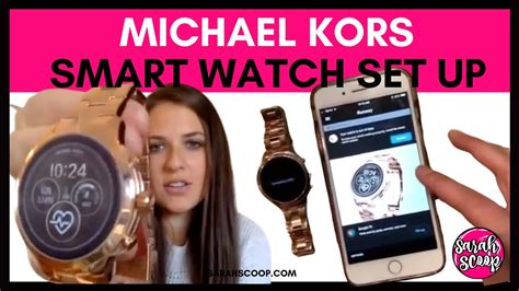 how to change the date on a michael kors watch|michael kors smart watch instructions.